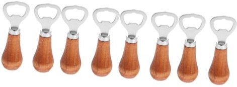 Ciieeo 8stücke Flaschenöffner Mit Holzgriff Multifunktionale Bier Und Getränkebehälteröffner Für Partys Und Picknicks Stilvoll Und Praktisch Für Zuhause Und Bars