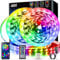 Keepsmile 40M Led Strip Lights (2 Rolls of 20M) Smart App Control Music Sync Color Changing RGB Led Light Strips with Remote Flexible Lights for Bedroom Party Birthday Home Room Decor