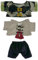 niannyyhouse 20,3 cm große Puppen-Kostüm, Mantel, Hemd, Hose, antiker Stil, 20 cm Plüschpuppenkleidung
