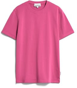 ARMEDANGELS Herren Midweight T-Shirt aus Bio-Baumwoll Mix MAARKOS Relaxed Fit Crushed Berry