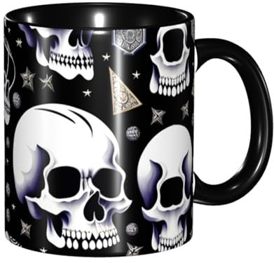 XZDCAL Weird heads 11oz Gift Boxed Mug - Classic, High-temperature resistant and microwave safe for versatile use.