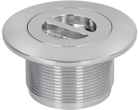flexman Pool Boden Hauptablauf, 2 Zoll Außengewinde, Edelstahl Schwimmbad Bodenablauf, Wassereinlass Ablaufzubehör für Heiße Quellen, Spas