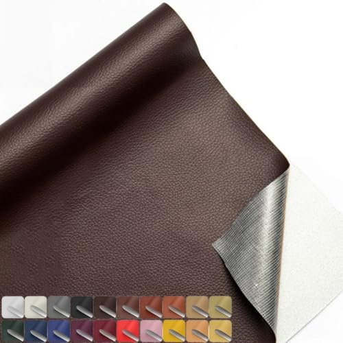 50x200cm Leder Patch Selbstklebend, Wasserdichtes Leinwand Flicken Kunstleder Selbstklebend Leder, Reparatur Patch Selbstklebende Lederflicken für Sofas, Handtaschen, Autositze Möbel
