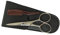 WOONEKY 1 Satz Schnurrbartschere Pflegescheren-Kit Bartschneider Haarschneideschere professionelle schere haare schneiden aufbewahrungssack storage pockets friseurbedarf Bartset Black