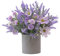 Yolispa Planta Artificial de Lavanda en macetas Flores Artificiales de Lavanda Lavanda Falsa Plantas de Lavanda Falsa en Maceta para decoración del hogar, jardín, Fiestas