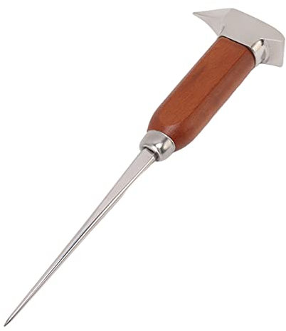 Ice Axe Wooden Handle Ice Crusher Stainless Steel Ice Crusher for Bartender
