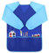 Blouse de peinture pour enfants - Imperméable - Avec manches - Pour enfants de 5 à 8 ans - Avec 3 poches - Pour l'école, la peinture et l'art, bleu, M