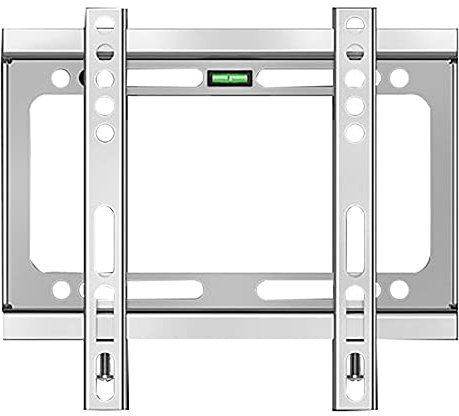 Universal TV Rack Wall Mount Wall Bracket, Stainless Steel TV Rack LCD TV Rack，for 14-65 Inch Screens TVs (Color : White, Size : 14-32 inches) good