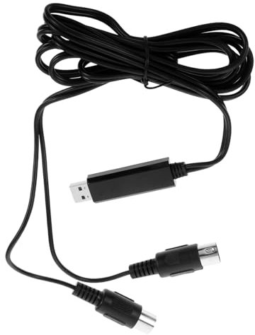 FUNOMOCYA 2m Klaviertastatur-adapterkabel Mit Integriertem Treiber Usb In-out Midi Kabel Adapter Für Pc Laptop Kompatibel Mit Windows Xp Vista Und Os x