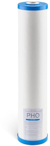 VEVOR Whole House Water Filter Replacement Cartridge, 4.5 x 20 Polyphosphate Scale Inhibitor Filter for Whole Home Water Filtration System, Reduce Chlorine, Taste, Odor, Prevent Corrosion