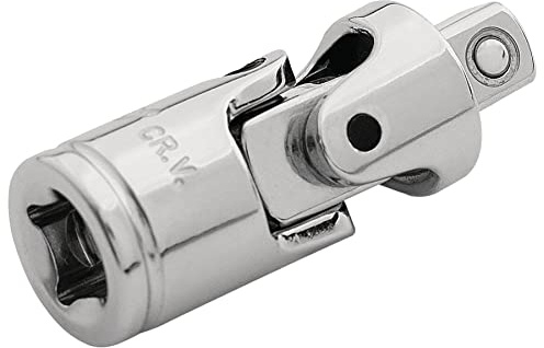 Draper 16791 1/4-Inch Square Drive Polished Chrome Universal Joint, Blue