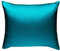 Bettwaesche-mit-Stil Mako-Satin Baumwollsatin Bettwäsche Uni einfarbig zum Kombinieren (Kissenbezug 50 cm x 50 cm, Petrol Blau)