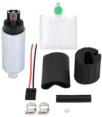 Qiilu 255LPH pompe à essence carburant électrique universelle à haute pression avec kit d'installation GSS342