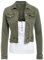 SS7 Femmes Aménagée Veste en Denim Stretch pour Femmes Kaki Jean Vestes Taille 36-42