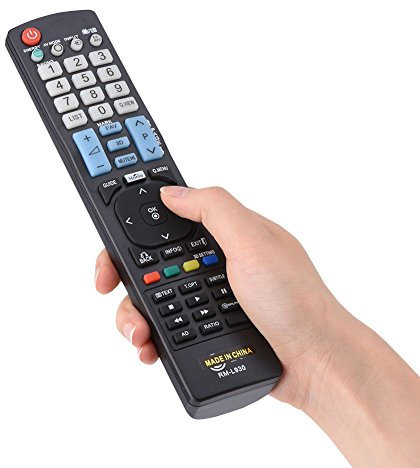 RM Ersatzfernbedienung, Fernseher Remote Control, TV Fernsteuerung, Smart Remote Controller, 8 Meter Entfernung, für SMART AKB Serien Television
