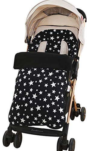 Winter 3 in 1 Kinderwagen Universal Schlafsack Fußsack Winddicht Stuhlkissen Mädchen Jungen warm Einschlagdecke Babydecke Universal Winterfußsack Babyschale für Baby, 0-3 Jahren