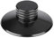 Metal Aluminum Disc Stabilizer, Lightweight Audio Record Player Weight Clamp Disc Stabilizer Turntable for LP Vinyl, CD Player, Chassis, Speakers(Black)