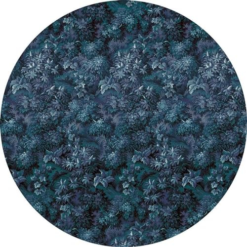 Komar D1-038 Dot Papier peint autocollant rond Motif pois Bleu/blanc