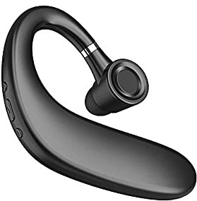 Wireless Headphones Bluetooth S109 V5.0 True Wireless Earphones Handsfree Call In-Ear Headphones 18H Playtime Stereo Sound Sports Headsets with Charging Case for iOS Android (BLACK)