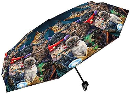 Nemesis Now Magical Cats Regenschirm (LP), mehrfarbig, 55 cm