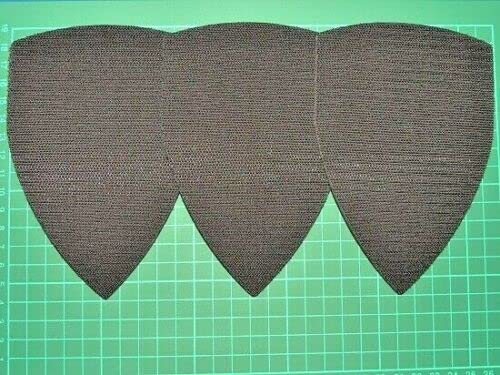 Crafty Products 3 x Replacement Hook Pads for Detail Sanders, 3mm Foam Backing, self Adhesive
