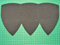 Crafty Products 3 x Replacement Hook Pads for Detail Sanders, 3mm Foam Backing, self Adhesive