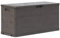 WIFESE 117x45x56 cm Garten Aufbewahrungsbox 280 L Gartentruhe Auflagenbox Kissenbox Box mit Deckel Outdoor Gartenboxen Abschließbare Box Gartenschrank Storage Boxes Braun Kunststoff Holzoptik