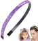 FAIRYGATE Pailletten Stirnbänder Glitter Stirnbänder für Frauen Mädchen Pailletten Stirnband Glitter für Mädchen Frauen Glitter Haarreifen 3707