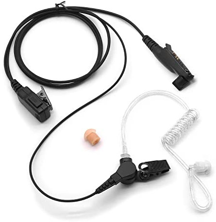 NEWASHAN Auricolare per Motorola Radio PRO5150 Elite GP344 EX500 EX600XLS GP388 GP328plus EX600 Gp328plus Gp329plus PTX800plus Walkie Air Tube Mic PTT