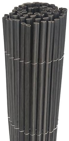 Suinga Mimbre Ocultación Gris 1x3 m | Cerramiento Mimbre Artificial Terraza Jardin PP+PE | Valla Decorativa Ocultación 90%