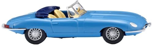 Wiking 081707 Jaguar 603 E-Type Roadster blau Spur H0 1:87