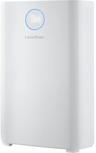 Laserliner AirBreeze 510UV, Luftreiniger für Räume bis 110 m² | HEPA13, Aktivkohle, Vorfilter & UV-C, Entfernt Feinstaub PM2.5, Entfernt Gerüche, Pollen, Viren und Bakterien