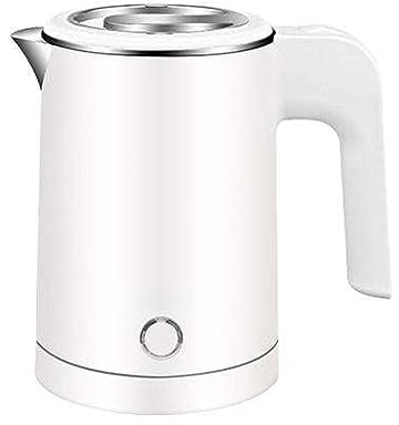 Bouilloire électrique de 0,5 litre 600 W - Arrêt automatique, MOKEKA sans BPA, ébullition rapide (blanc)