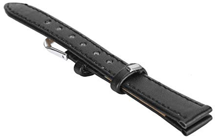 Tbest Bracelets De Montre De Remplacement pour Hommes,Bracelet De Montre en Silicone 14Mm,Bracelet De Montre À Boucle Ardillon en Cuir PU Universel Remplacement Bracelet De Montre Partie