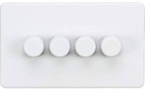 4G 2-way 10-200W (5-150W LED) Intelligent dimmer - Matt White