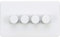 4G 2-way 10-200W (5-150W LED) Intelligent dimmer - Matt White