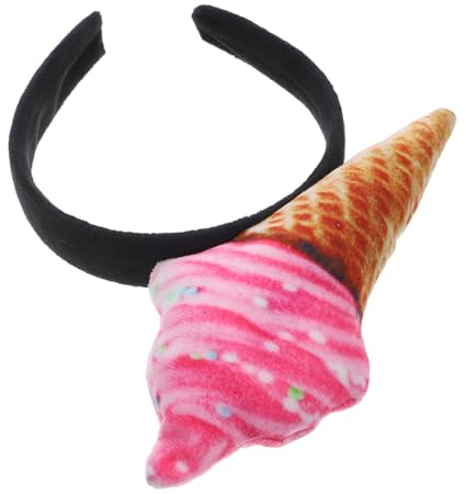 FRCOLOR Eiscreme Haarband Für Frauen Lustiges Kopfband Für Make-up Spa Party Und Cosplay Haaraccessoires Für Frauen Süßes Und Witziges Design Für Gesichtsreinigung Und Styling