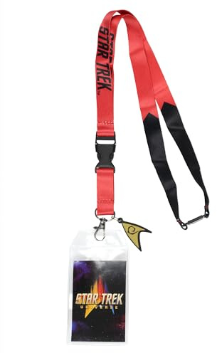 Star Trek Universe Starfleet Operations Insignia ID Badge Holder Key Lanyard
