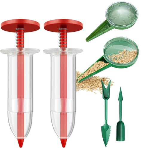 Jardinière Manuelle - Outils de manuels | Semoir de Jardin Manuel pour Carottes, laitue, épinards, Grasses, Outils de Jardinage