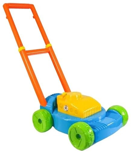 YSAMAX Auto Bubble Mower, Spill-Proof Bubble Lawn Mower Toy, Outdoor Activity Walker Gardening Tools For Girl, Boy, Kids, Summer Toy, Durable Lightweight