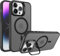 VEN-DENS Case for iPhones, Compatible with MagSafe, Built-in Camera Stand, Military Grade Shockproof Protection, Anti-Fingerprint Translucent Cover (Black, iPhone 13 Pro)