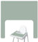 High Chair Placemat Silicone Antilop High Chair Mat For Babies, Table Mat Placemat Baby Chair For Kids, Silicone Mat For Boys And Girls, Placemat For Dining