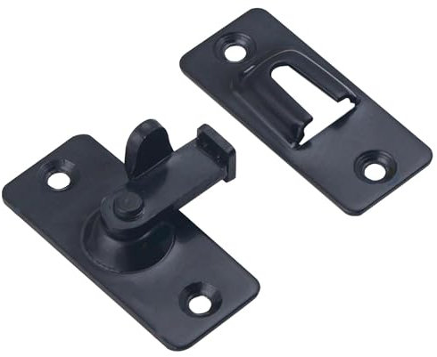 Serratura Per Porta Scorrevole - Serratura Per Porta A 90 Gradi | Chiusura Per Porta Scorrevole In Acciaio Inossidabile | Chiusura Per Porta Ad Angolo Retto | Serratura Della Porta Della Stalla