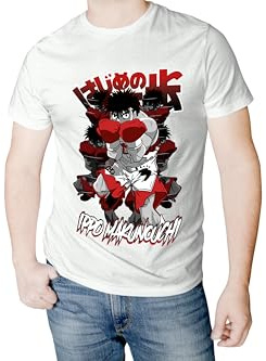 Camiseta de algodón con impresión de Hajime no Ippo, Camiseta Anime, Camiseta Manga, Camiseta Friki