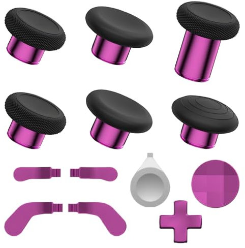 Elite Series 2 Controller Accessories Kit - Thumbsticks, D-Pads and Trigger Paddles with Storage Case (Rose Pink)