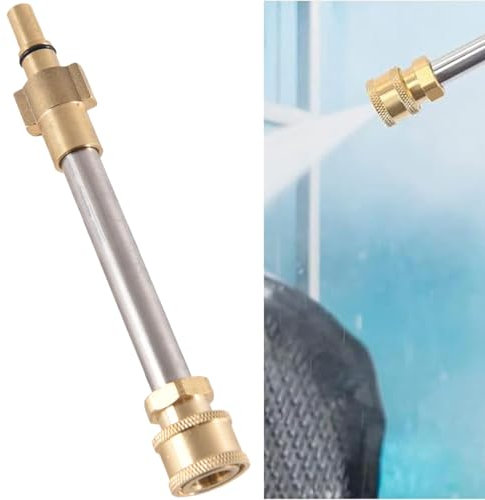 Pressure Washer Extension Wand, Pressure Cleaning Tools Extension Wand,Gun and Snow Foam Lance Adapter, Compatible with Bosch AQT - 1/4'' Quick Connect Fitting