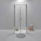 Box Doccia 3 Lati 70x120x70 cm - Cabina Doccia con Apertura Saloon, Cristallo Temperato 6mm, Lato Fisso Trasparente, Profilo Cromato e Chiusura Magnetica - Regolabile e Facile da Installare