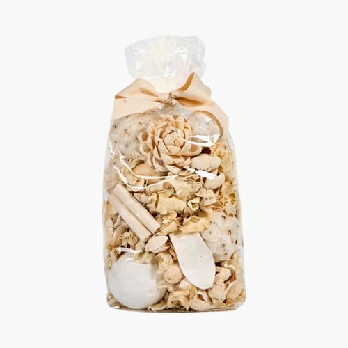 Christmas Potpourri Scented Bag Home Fragrance Natural Dried Botanicals Ready to Gift – Long-Lasting Aroma for Bedroom, Wardrobe, Living Room (Fresh Linen)