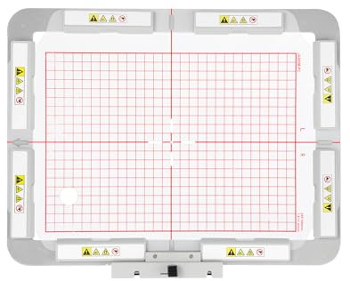 MagnaHoop Magnetischer Stickrahmen für Janome MC550E | Für kompatible Janome-Stickmaschinen (18,8 x 36,1 cm, JA839MK)