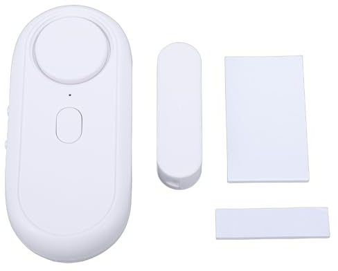 Vroomoto Door Alarm Refrigerator Door Alarm Fridge Freezer Security Window 5 Modes 65-120dB Adjustable Volume Delay Broadcast with 2 AAA Battery for Home